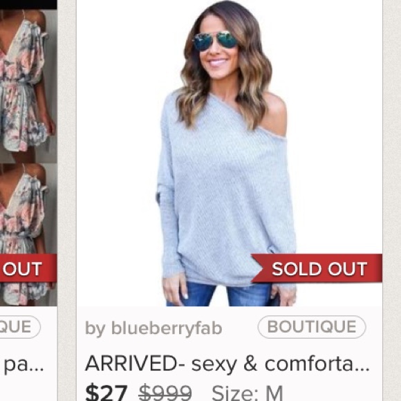 $20 TODAY RESTOCKED cute & comfortable OffShoulder - Picture 7 of 8